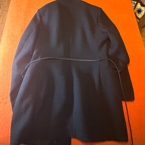 Zara black wool blend belted coat NWT - Picture 10 of 10